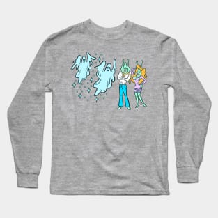 Gilly Ghost Hunter Mystery Team Long Sleeve T-Shirt